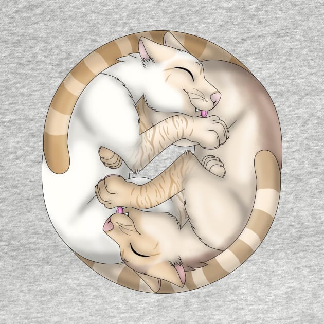 Yin-Yang Cats: Cream Lynx Point by spyroid101